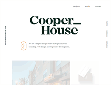 Tablet Screenshot of cooper-house.com
